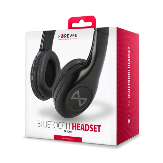 Forever Bluetooth Headset BHS-200 Black