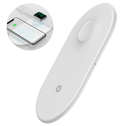 Baseus Smart Wireless Charger 2in1 White 