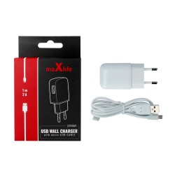 MaxLife Charge Adapter With Micro Usb Cable 2000mAh