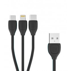 Remax RC-050th 3in1 Cable 2.1A Black