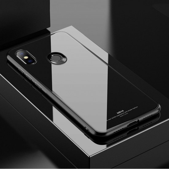 MSVII Glass Case For Xiaomi Mi 8 SE Black